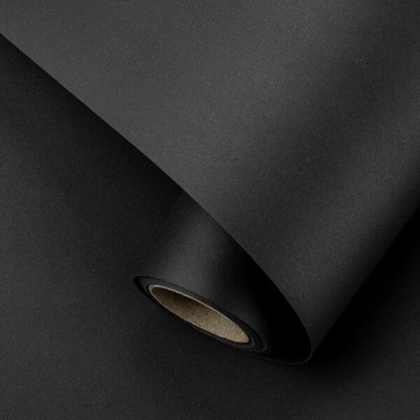 MAYPLUSS Black Kraft Paper Roll -Mini Roll- 17in x 32.8ft(46.8sqft) Recyclable Paper Perfect for Gift Wrapping, Craft,Moving Packing,Table Runner,Floor Covering,Dunnage,Parcel,Party,Birthday Wedding - Image 5