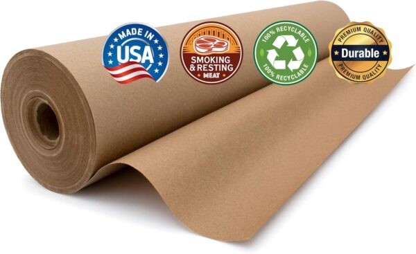 Industrial Grade Paper for Moving & Packing | Shipping, Gift Wrapping, Arts, Crafts & Table Settings | Recycled Kraft Paper Roll | 17.75 inches x 100 feet | by The Paper Factory LLC (17.75 x 100)