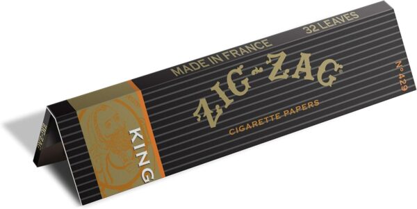 Zig-Zag King Size Rolling Papers - Original Premium, Slow Even Burn, Consistent Seal - 6 Booklets (32 Sheets/Booklet) - Image 3