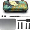 Metal Rolling Tray, Foldable Cone Loader Tray Pre Roll Machine for King Size &1 1/4 Size Pre Rolled Cones Filler Funnel Double Rolling Tray with Full Accessoris (Yellow) - Image 5