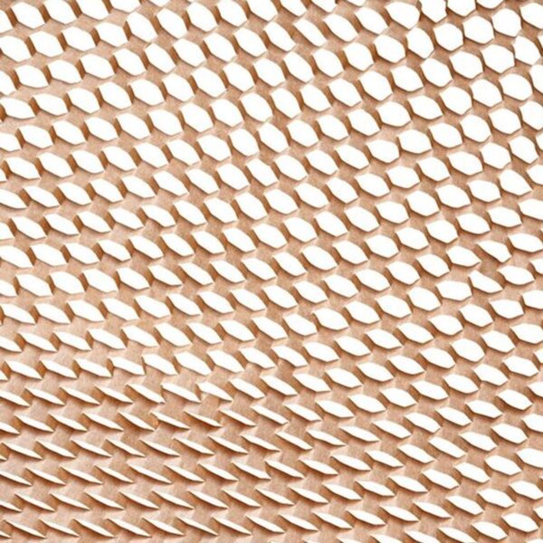 15" x 164' Honeycomb Packing Paper Bubble Wrap Alternative, Recyclable Moving and Shipping Cushion Material for Fragile Items with 12 Fragile Stickers - Image 4
