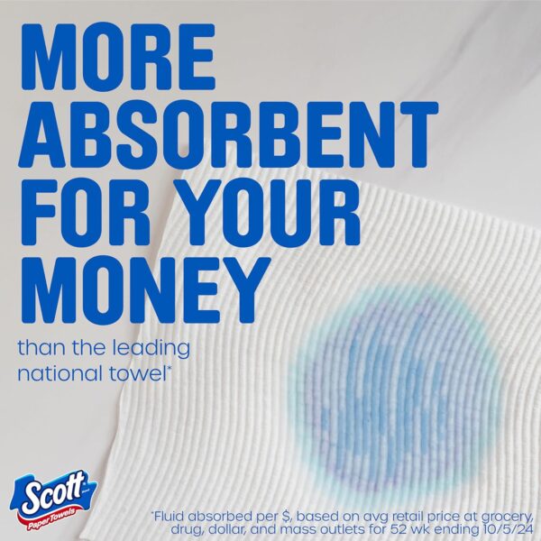 Scott Paper Towels, Choose-A-Sheet, 30 Double Rolls = 60 Regular Rolls (108 Sheets Per Roll) - Image 3