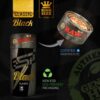 RAW Black Cones King Size - 100 Pack - Slow Burning Pre Rolled Cones Pressed Extra Fine for Thin, Naturally Translucent Paper with Tips & Packing Tubes Included - Image 4