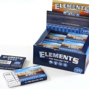 Elements Pre-Rolled Tips - 20 Pack with 21 Tips per Pack