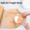 Dish Packing Kit Glassware Moving Supplies for Friagle Items 15"x500' Honeycomb Packing Paper Roll Recyclable Moving Paper with Fragile Stickers Alternative to Bubble Cushioning Wrap for Shipping - Image 2