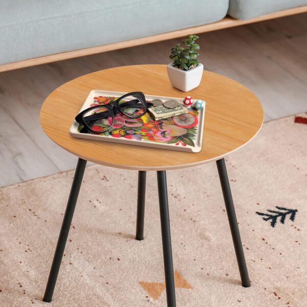 Genuine Fred Super Useful Tray, Mushrooms by Helen Dardik, Melamine Rolling Tray - Image 4