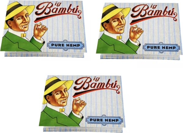 Bambu - Big Bambu Pure Hemp Rolling Paper (3 Booklets)