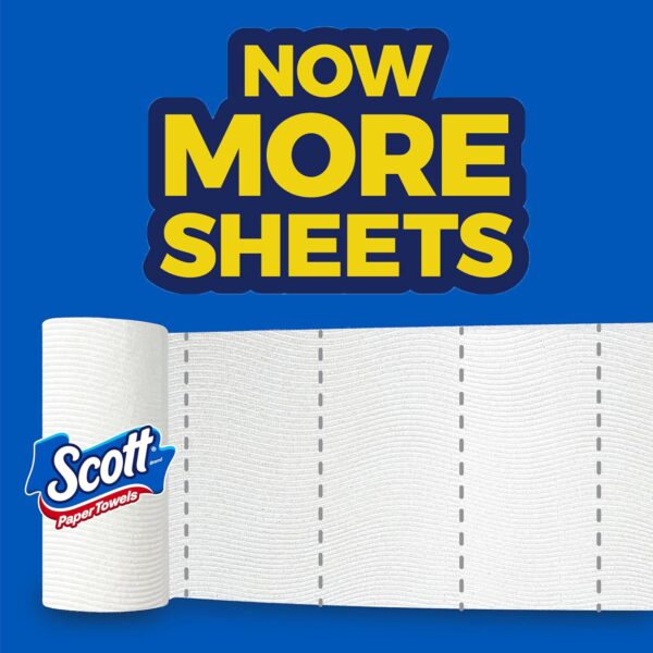 Scott Paper Towels, Choose-A-Sheet, 30 Double Rolls = 60 Regular Rolls (108 Sheets Per Roll) - Image 2