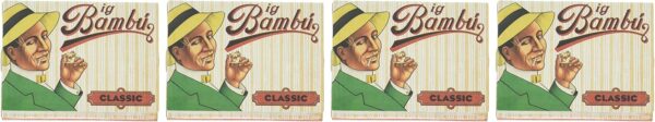 4 Packs Booklets of Big Bambu Cigarette Rolling Papers - Image 3