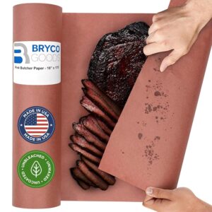 Pink Butcher Paper Roll 18"x175' (2100 Inch) - Food-Grade Peach Butcher Paper for Smoker, BBQ, Grilling, Smoking Meat - USA Made - Unbleached, Uncoated and Unwaxed