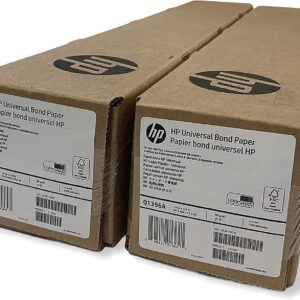 HP Wide Format Universal Bond Paper 24 in x 150 ft, 2 Roll Bundle 4.2 mil - 80 g/m² (21 lbs) 2" Core - Q1396A-2R