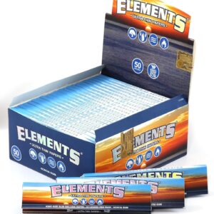 ELEMENTS Slim King Size ULTRA THIN RICE rolling paper - 5 booklets, total 160 papers