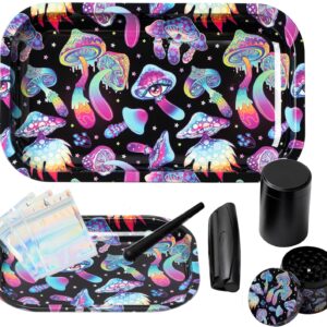 Little Hippie 13-Pack Trippy Mushroom Aluminum Metal Tray Set