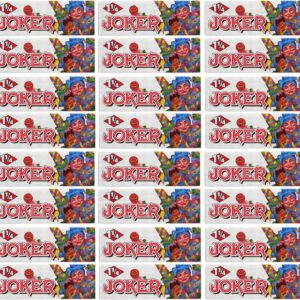 Joker White 1 1/4 79mm Cigarette Rolling Papers - Slow Burning (Pack of 24 Booklets)