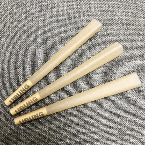 UBUNG Brown Cones, 300 Pcs King Size Brown Pre Rolled Cones With Tips, Slow Type Rolling Paper, Length 4.25 in / 108 mm, Including 1 Cone Loader And 1 Push Rod - Image 5