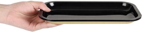 Black Metal Tray 2 Pack 11"x7" and 7"x5.5" (Black) - Image 4