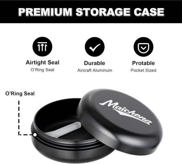 Smell Proof Bag with Combination Lock, Large Smell Proof Containers, Carbon Lined Odor Proof Pouch Featuring Premium Accessories, Water Resistant Fabric and Airtight Zipper - Image 5