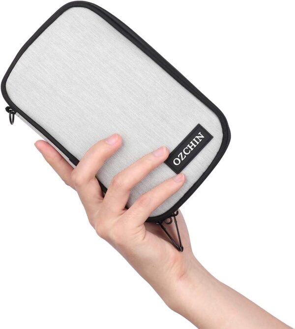 OZCHIN Smell Proof Bag with Water Repellent Zipper, Portable & Compact Handheld Pouch, Multi-Use Medicine & Travel Organizer, 8'' x 7'', Perfect for Everyday Carry - Image 3