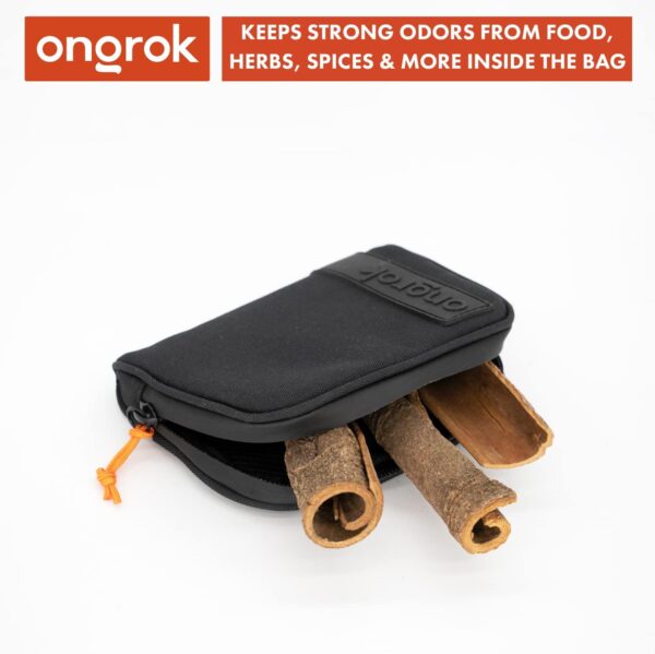 ONGROK Carbon Technology Lockable Pouch, Bamboo Derived, Durable Sealed Waterproof Zipper, Combo Locking Wallet to Stash Away Goods with Care | 2.0 Model - Small - Image 4