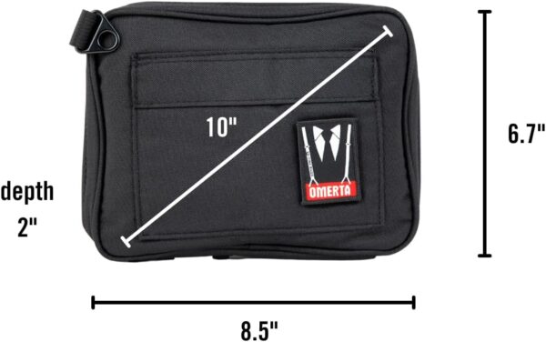 DIME BAGS Omerta Boss with Lock Padded Pouch with Activated Carbon Technology | 3-Digit Combo Lock | Low-Profile, Sleek Design - Image 7