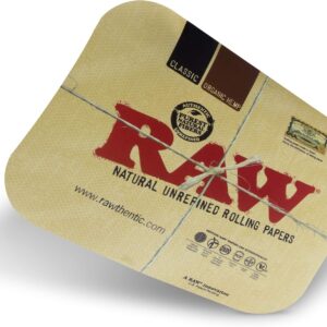 RAW Classic Tray Cover | Size - Large | Magnetic Cover to Help Store Tray Contents Quickly | No More Lost Lighters