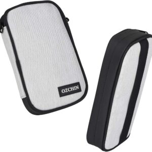 OZCHIN Smell Proof Bag with Water Repellent Zipper, Portable & Compact Handheld Pouch, Multi-Use Medicine & Travel Organizer, 8'' x 7'', Perfect for Everyday Carry