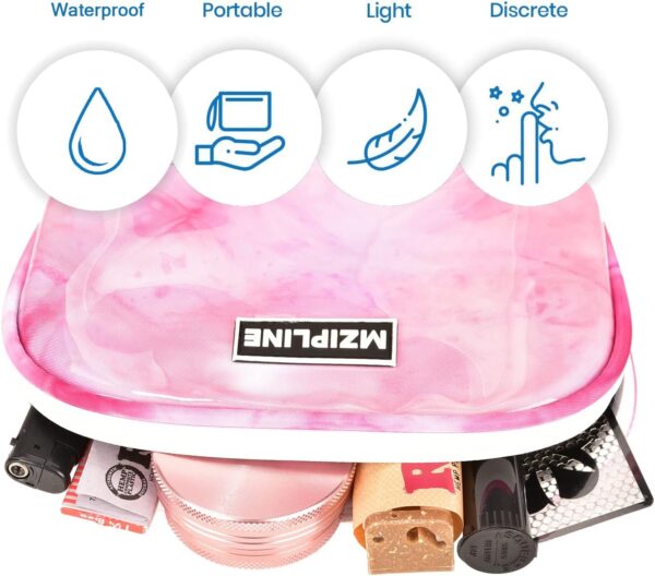 Small Bag - Smell Proof - Water Resistant Mini Vanity Case Pouch with Carbon Filter System for Girl Women Travel Storage - Image 2