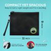 Smell Proof Bag with Lock 11" x 9", Smell Proof Container, Dog Tested Odor resistant Bags, Best Zipper odor sealing pouch for Herbs, Coffee & Travel Medicine, Scent resistent Containers - Image 3
