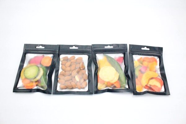 350 Pack- Smell Proof Resealable Mylar Pouch Bags, 3 x 4 Inches, Black with Food Grade Interior, Zero BPA, Candy, Eyelashes, Jewelry and More - Image 4