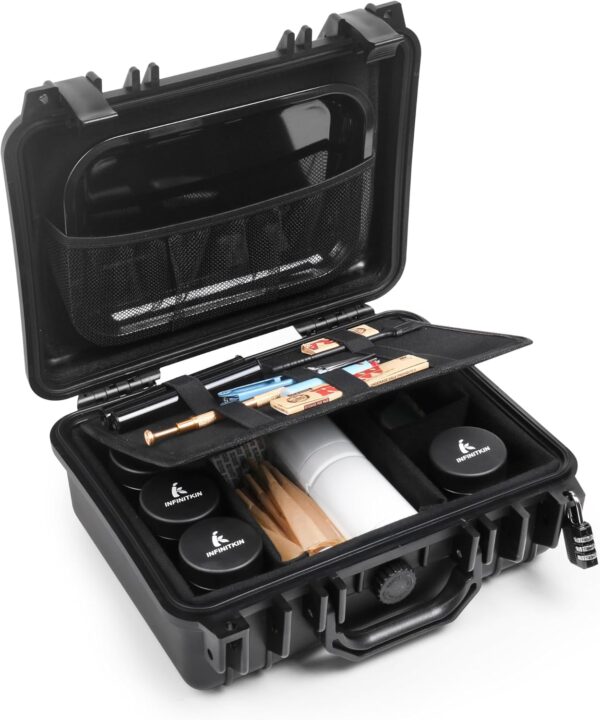 XL Smell Proof Box | Lockable Smell Proof Stash Box – Airtight, Waterproof & Crushproof for Home, Travel & Camping, Great Gift Choice
