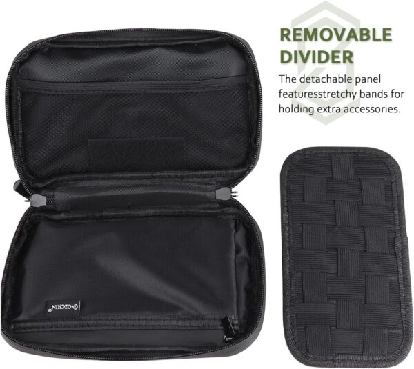OZCHIN Smell Proof Bag with Water Repellent Zipper, Portable & Compact Handheld Pouch, Multi-Use Medicine & Travel Organizer, 8'' x 7'', Perfect for Everyday Carry - Image 6