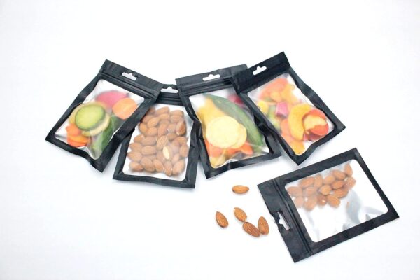 350 Pack- Smell Proof Resealable Mylar Pouch Bags, 3 x 4 Inches, Black with Food Grade Interior, Zero BPA, Candy, Eyelashes, Jewelry and More - Image 6