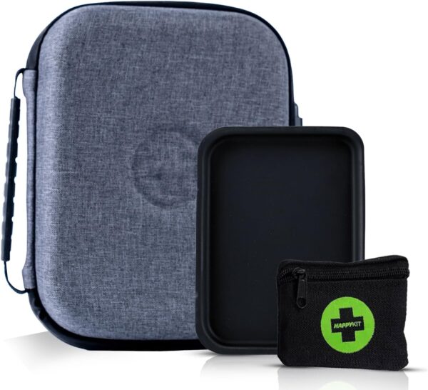Happy Kit Secure & Discreet 8x6x4 Smell Proof Pouch Bag with Combination Lock - All-in-One Odor Proof Storage & Organizer Case with Advanced Scent Proof Technology -Men & Women