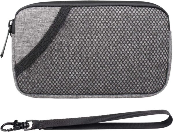 FIREDOG Odor Proof Bags, Smell Proof Pouch Carbon Lined Travel Stash Storage Smellproof Bags (Grey, 6.5"x4")