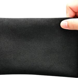Small Smell Proof Bag, Smell Proof Pouch Container,Tash Travel Storage Pouch Pocket (BLACK)