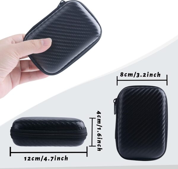 Wolfteeth Mini 4.7 inch Smell Proof Holder, Vapor Carrying Case, Small Travel Case, Black (Empty) - Image 5