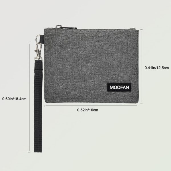 Portable Small Smell Proof Bag - Portable Small Smell Proof Pouch Help Absorb and Lock in Odors Making Them The Perfect Choice for Storing Tobacco Related Accessories and Medical Essentials(Black) - Image 6