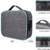 FIREDOG Smell Proof Bag with Combination Lock, Large Odor Proof Case Containers Pouch for Travel Storage(Gray) - Image 5