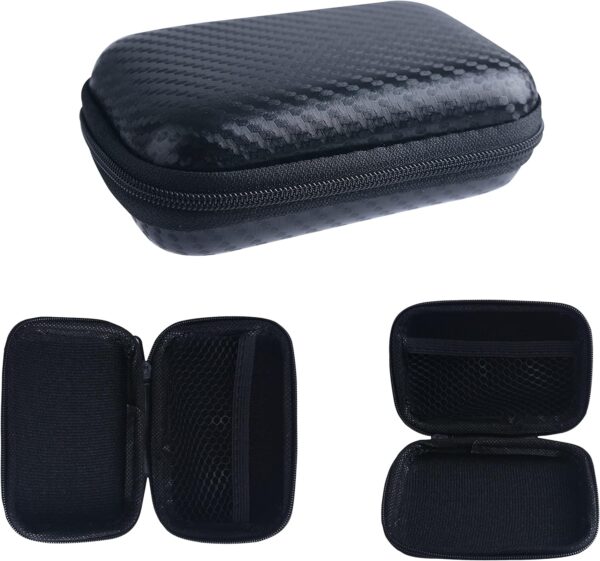 Wolfteeth Mini 4.7 inch Smell Proof Holder, Vapor Carrying Case, Small Travel Case, Black (Empty)