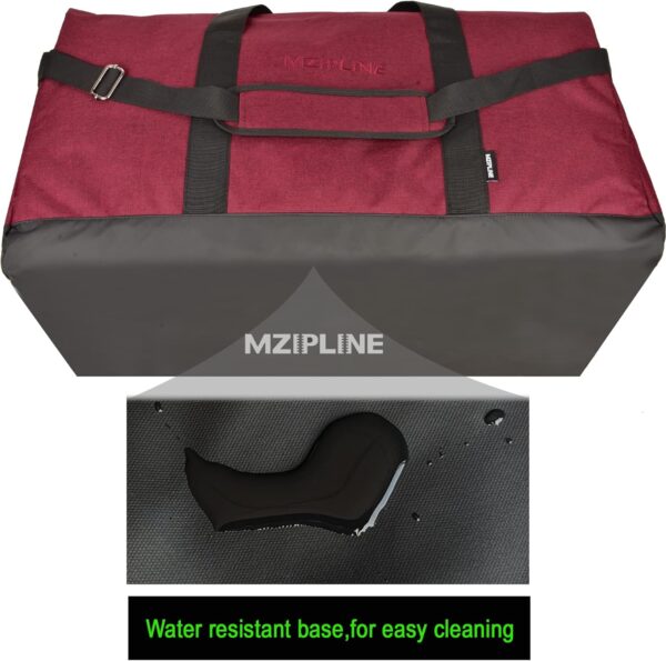 Smell Proof Duffle Bag,130L Foldable Travel Duffel Bag Large Scent Odor Proof Sport Gym Overnight Weekender Bag,Big Capacity Smell Proof Stash Travel Duffel Bag With Carbon Lining - Image 4