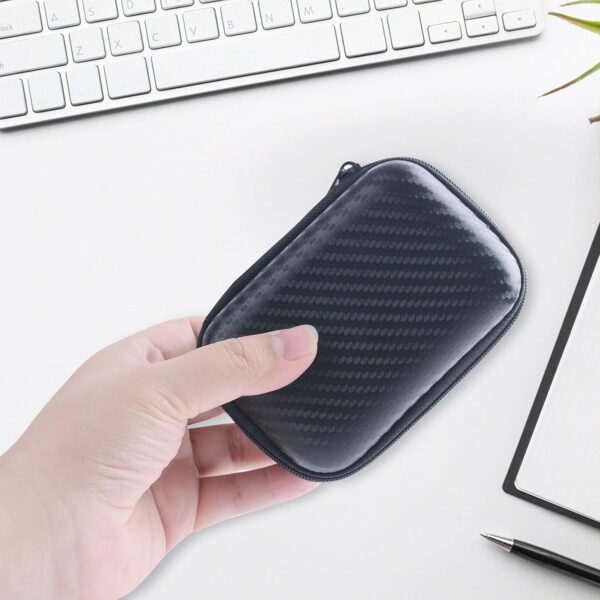 Wolfteeth Mini 4.7 inch Smell Proof Holder, Vapor Carrying Case, Small Travel Case, Black (Empty) - Image 4