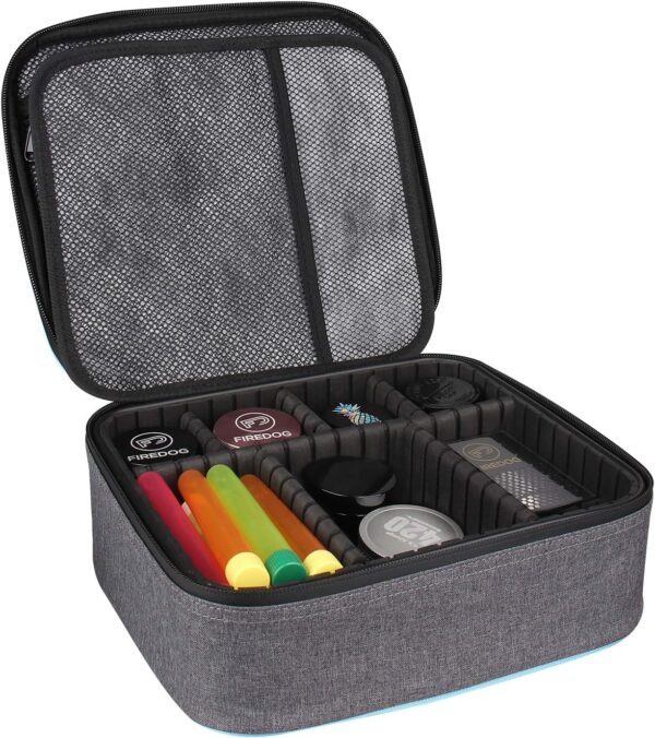 FIREDOG Smell Proof Bag with Combination Lock, Large Odor Proof Case Containers Pouch for Travel Storage(Gray) - Image 2