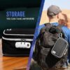 Bag with Combination Lock, Medicine Container Case For Your Accessories (8.5x5.5x4, Black) - Image 6