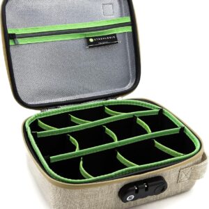 STASHLOGIX SMELL CONTROL BAG with Combination Lock Smell Free Storage Bag: The Silverton