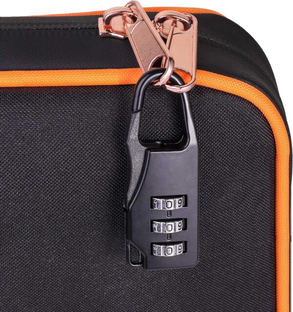 Smell Proof Bag with Combination Lock, Odor Proof Pouch, Travel Storage Case 8.6 x 5 Inch - Image 6