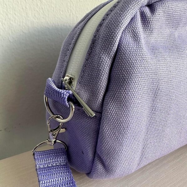 Brando Moon Smell Proof Makeup Bag with Moon - Carbon Neutralizing Fabric - Air Tight Zippers (Purple) - Image 2