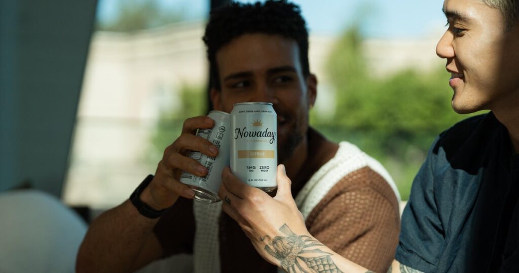 Cannabis-Infused Drinks Surge in Popularity as Alcohol Consumption Declines Among Americans