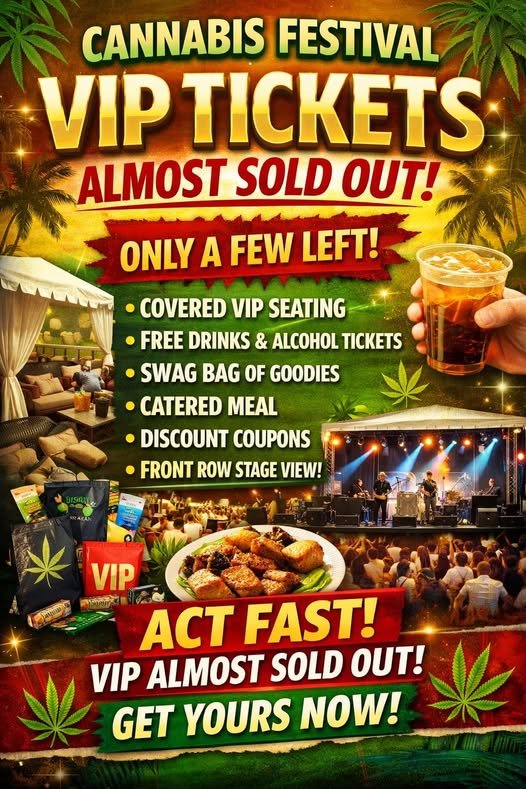 Gulf Coast Cannabis Festival VIP flyer